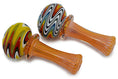 Load image into Gallery viewer, Silver & Gold Fumed Glass Pipe by FC - view 8 | Buddy Brandz
