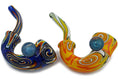 Load image into Gallery viewer, Sherlock Wig Wag Color Glass Pipe by FC | Buddy Brandz
