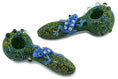 Cargar la imagen en la vista de la galería, Colorful Frog Glass Pipe by FC - view 9 | Buddy Brandz
