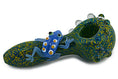 Cargar la imagen en la vista de la galería, Colorful Frog Glass Pipe by FC - view 3 | Buddy Brandz
