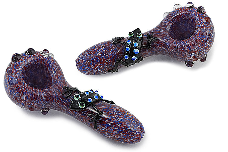 Colorful Frog Glass Pipe by FC - view 10 | Buddy Brandz
