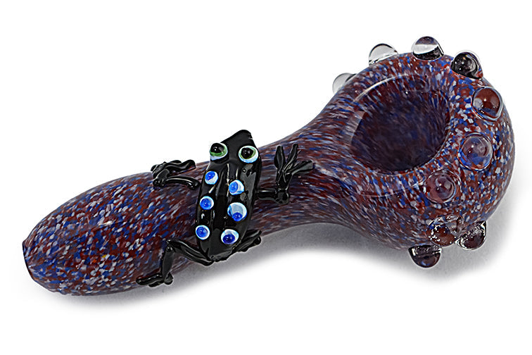 Colorful Frog Glass Pipe by FC - view 4 | Buddy Brandz