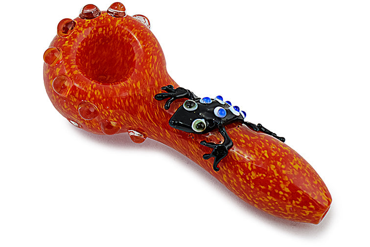 Colorful Frog Glass Pipe by FC - view 5 | Buddy Brandz