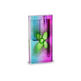 Load image into Gallery viewer, Handmade Acrylic Dugout w/ One Hitter - Rainbow Flower by India Art Collection - view 3 | Buddy Brandz
