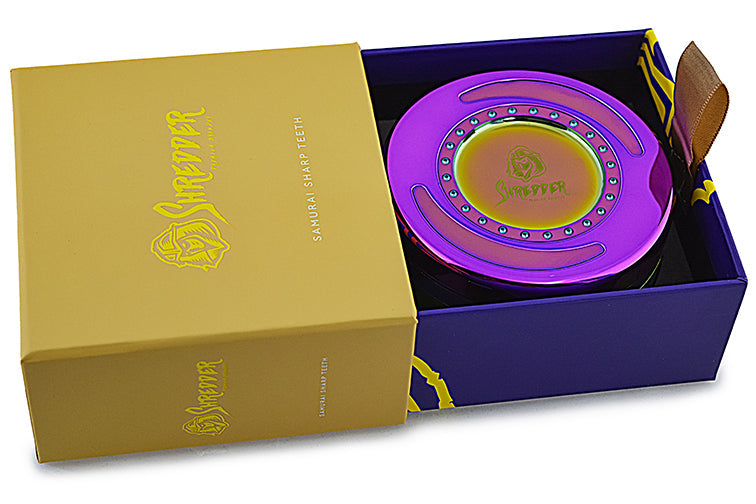 Shredder - Oversized Rainbow Grinder (4")(100mm) by Shredder - view 3 | Buddy Brandz