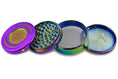 Laad de afbeelding in de Gallery-viewer, Shredder - Oversized Rainbow Grinder (4")(100mm) by Shredder - view 2 | Buddy Brandz
