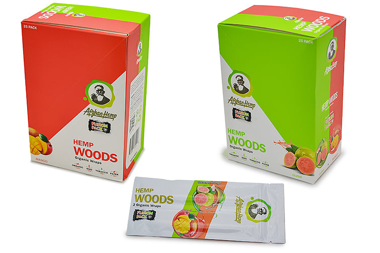 Afghan Hemp Duo Fusion Pack Blunt Wraps (2 Flavors per box) by Afghan Hemp - view 5 | Buddy Brandz