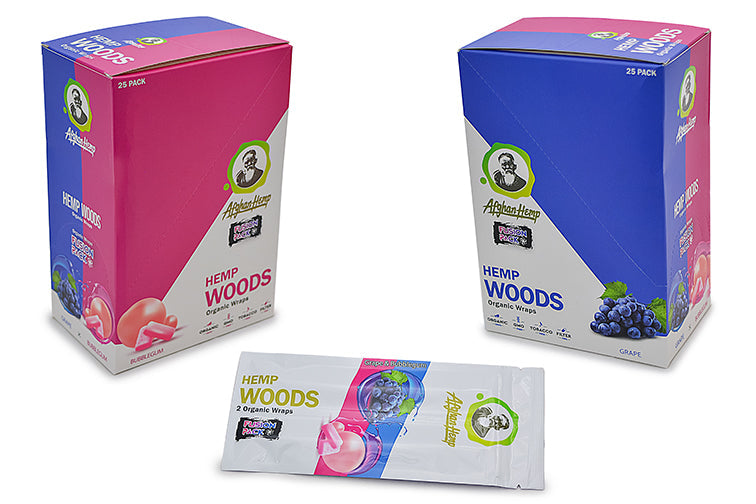 Afghan Hemp Duo Fusion Pack Blunt Wraps (2 Flavors per box) by Afghan Hemp - view 8 | Buddy Brandz