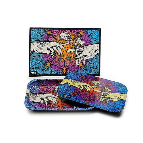 Puff & Pass Moodmat with Matching Tray w/ Lid by Moodmats - view 4 | Buddy Brandz