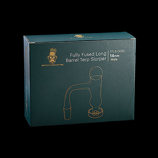 Space King Fully Fused Long Barrel Terp Slurper by Space King - view 3 | Buddy Brandz