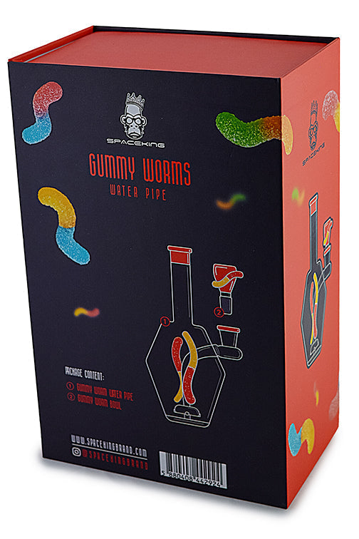 Space King Gummy Worms Water Pipe by Space King - view 20 | Buddy Brandz
