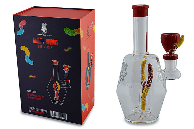 Space King Gummy Worms Water Pipe by Space King - view 19 | Buddy Brandz