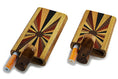 Load image into Gallery viewer, Horizon Swivel Wooden Dugout (2 sizes) by Nobilis | Buddy Brandz
