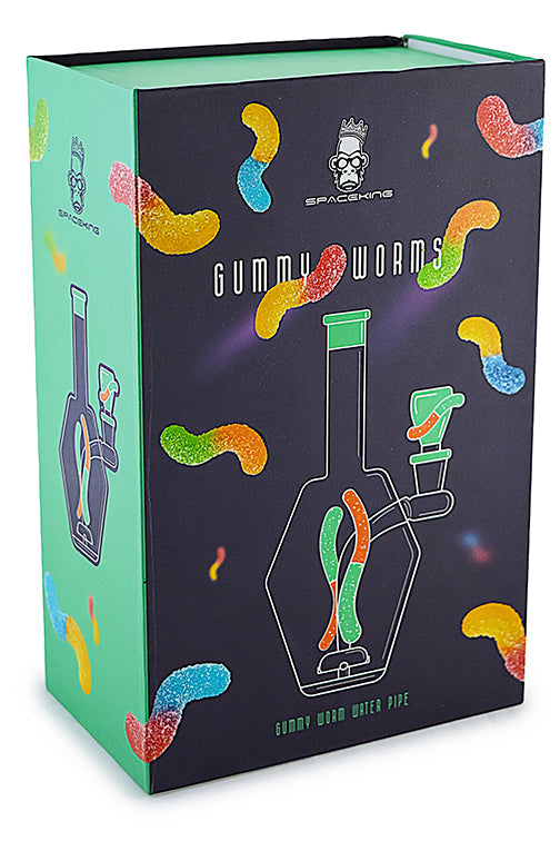 Space King Gummy Worms Water Pipe by Space King - view 18 | Buddy Brandz