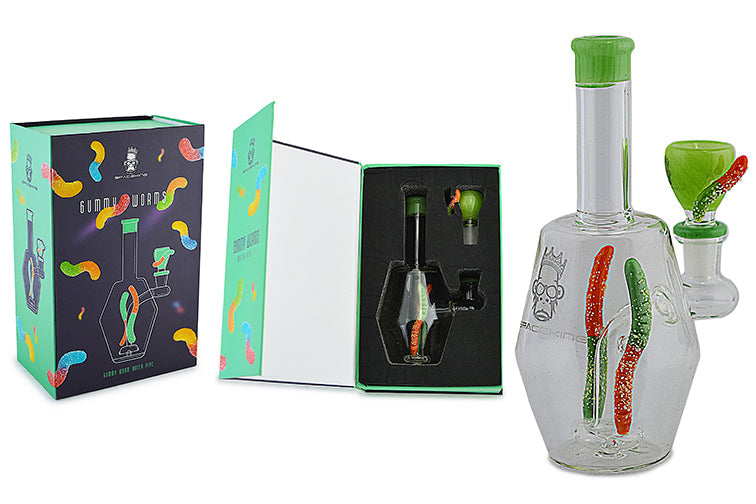 Space King Gummy Worms Water Pipe by Space King - view 13 | Buddy Brandz