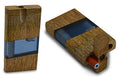 Load image into Gallery viewer, Handmade Wood & Acrylic Dugout w/ One Hitter - Blue by India Art Collection - view 3 | Buddy Brandz
