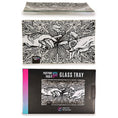 Cargar la imagen en la vista de la galería, Puff & Pass Glass Tray - Gray by Puff & Pass - view 4 | Buddy Brandz

