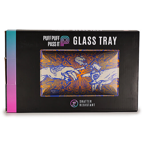 Puff & Pass Glass Tray - Orange by Puff & Pass - view 2 | Buddy Brandz