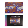 Load image into Gallery viewer, Puff & Pass Glass Tray - Orange by Puff & Pass - view 3 | Buddy Brandz
