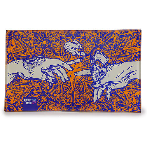 Puff & Pass Glass Tray - Orange by Puff & Pass | Buddy Brandz