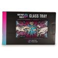 Load image into Gallery viewer, Puff & Pass Glass Tray - Pink by Puff & Pass - view 2 | Buddy Brandz
