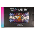 Load image into Gallery viewer, Puff & Pass Glass Tray - Blue by Puff & Pass - view 2 | Buddy Brandz
