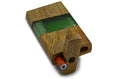Load image into Gallery viewer, Handmade Wood & Acrylic Dugout w/ One Hitter - Green by India Art Collection | Buddy Brandz

