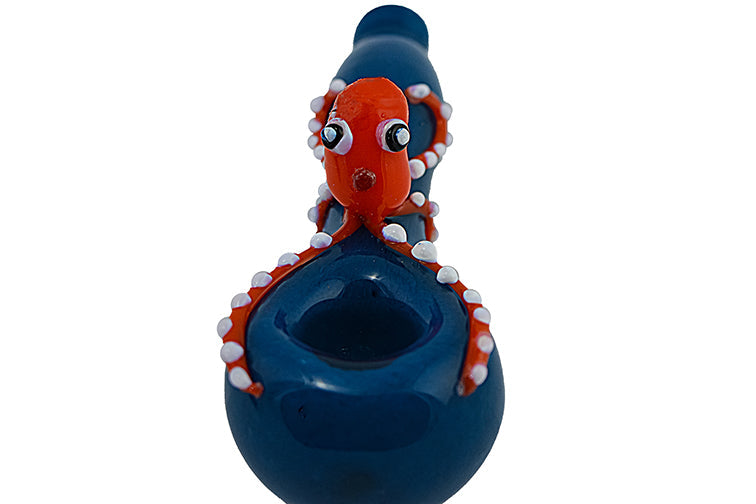 Colorful Octopus Glass Pipe by FC - view 7 | Buddy Brandz