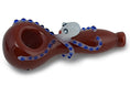 Load image into Gallery viewer, Colorful Octopus Glass Pipe by FC - view 4 | Buddy Brandz
