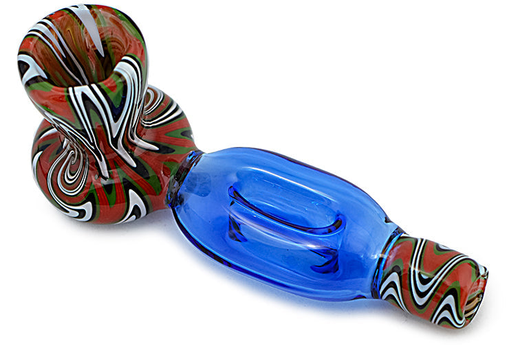 Wig Wag Barrel Tube Glass Pipe by FC - view 5 | Buddy Brandz