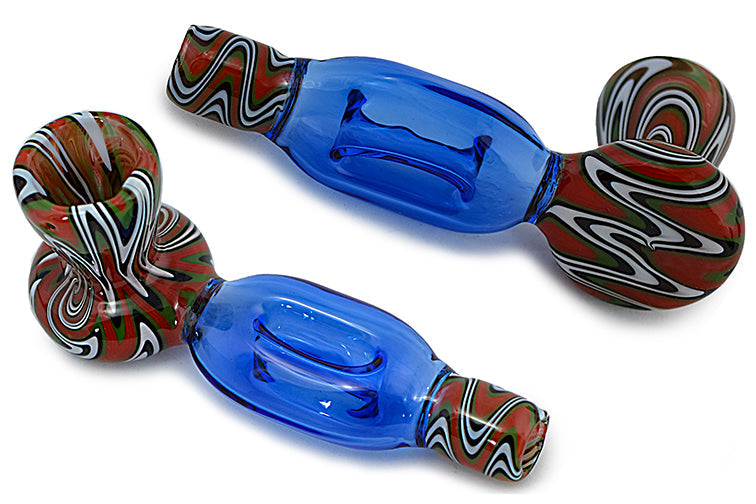 Wig Wag Barrel Tube Glass Pipe by FC - view 10 | Buddy Brandz