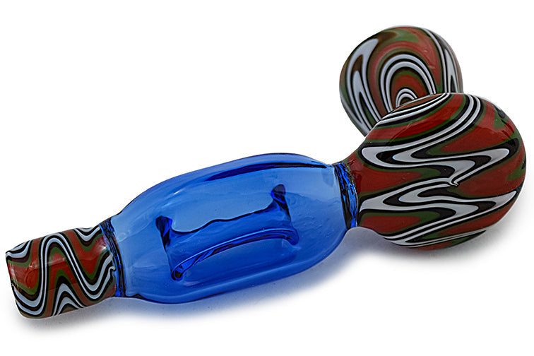Wig Wag Barrel Tube Glass Pipe by FC - view 9 | Buddy Brandz