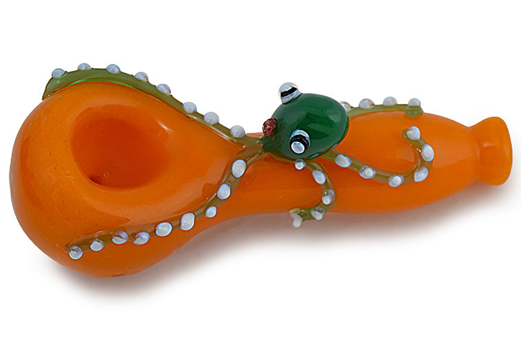 Colorful Octopus Glass Pipe by FC - view 3 | Buddy Brandz