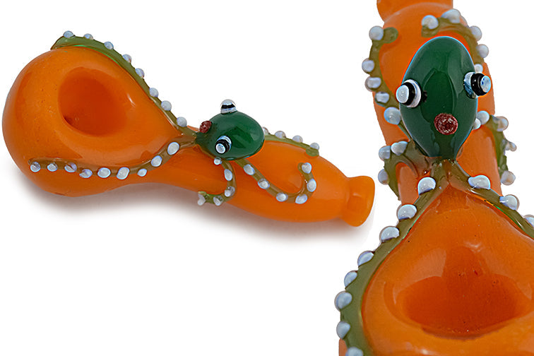 Colorful Octopus Glass Pipe by FC - view 5 | Buddy Brandz