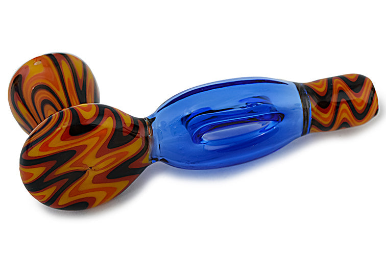 Wig Wag Barrel Tube Glass Pipe by FC - view 8 | Buddy Brandz