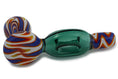 Load image into Gallery viewer, Wig Wag Barrel Tube Glass Pipe by FC - view 6 | Buddy Brandz
