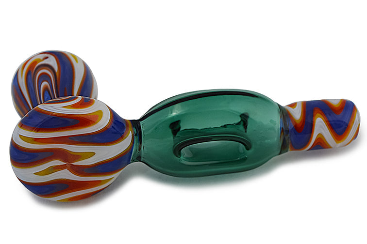 Wig Wag Barrel Tube Glass Pipe by FC - view 6 | Buddy Brandz