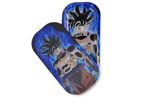 Slim 3D Holographic Metal Rolling Tray w/ Magnetic Lid by BDD Wholesale | Buddy Brandz