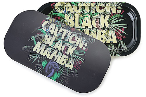 Slim 3D Holographic Metal Rolling Tray w/ Magnetic Lid by BDD Wholesale | Buddy Brandz