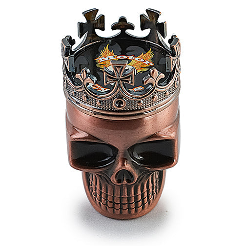 Novelty Grinder - Crowned Skull (2") by n/a - view 2 | Buddy Brandz - alternate view | Buddy Brandz