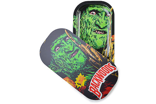 Slim 3D Holographic Metal Rolling Tray w/ Magnetic Lid by BDD Wholesale | Buddy Brandz