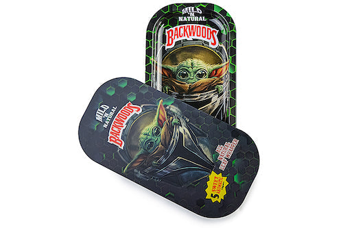 Slim 3D Holographic Metal Rolling Tray w/ Magnetic Lid by BDD Wholesale | Buddy Brandz