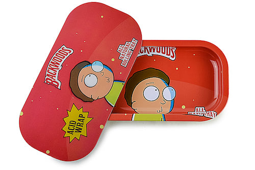 Slim 3D Holographic Metal Rolling Tray w/ Magnetic Lid by BDD Wholesale | Buddy Brandz