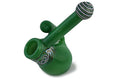 Load image into Gallery viewer, Wig Wag Milky Colored Glass Bubbler by FC - view 10 | Buddy Brandz
