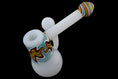 Load image into Gallery viewer, Wig Wag Milky Colored Glass Bubbler by FC - view 11 | Buddy Brandz
